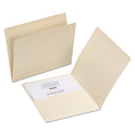 Smead Top Tab File Folders with Inside Pocket, Straight Tabs, Letter Size, Manila, 50/Box (10315)