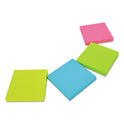 Universal Self-Stick Note Pads, 3" x 3", Assorted Neon Colors, 100 Sheets/Pad, 12 Pads/Pack (35612)