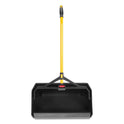 Rubbermaid Commercial Maximizer Heavy-Duty Stand Up Debris Pan, 20.44w x 29h, Plastic, Yellow/Black (2018781)