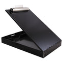 Saunders Redi-Rite Aluminum Storage Clipboard, 1" Clip Capacity, Holds 8.5 x 11 Sheets, Black (11018)