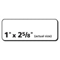 Avery Repositionable Address Labels w/SureFeed, Laser, 1 x 2.63, White, 3000/Box (55160)