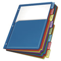 Cardinal Expanding Pocket Index Dividers, 8-Tab, 11 x 8.5, Assorted, 1 Set (84013)