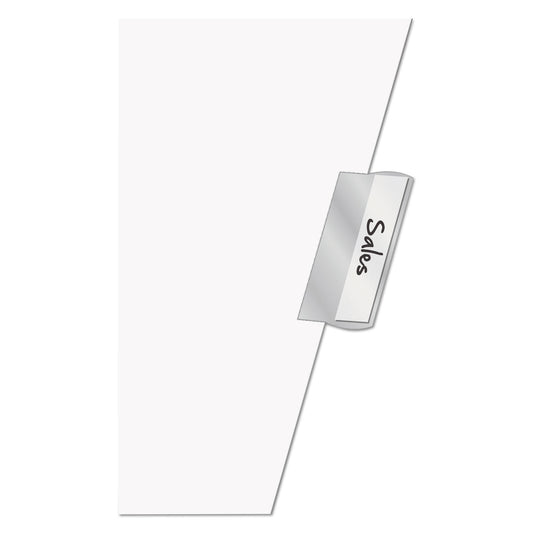 Cardinal Paper Insertable Dividers, 5-Tab, 11 x 17, White, Clear Tabs, 1 Set (84812)