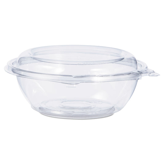 Dart Tamper-Resistant, Tamper-Evident Bowls with Dome Lid, 8 oz, 5.5" Diameter x 2.1"h, Clear, Plastic, 240/Carton (CTR8BD)