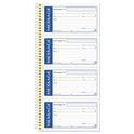 Adams Write 'n Stick Phone Message Book, Two-Part Carbonless, 4.75 x 2.75, 4 Forms/Sheet, 200 Forms Total (SC1153WS)