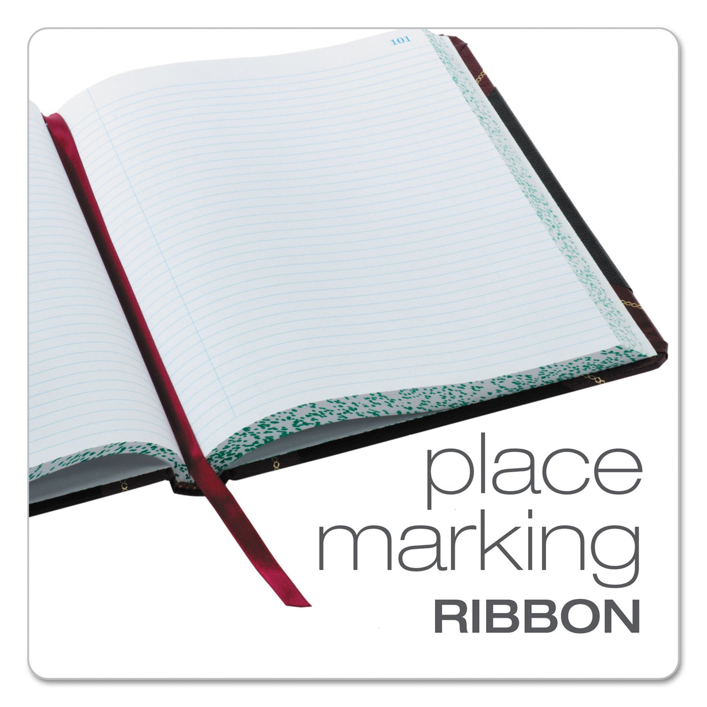  Pease Extra-Durable Bound Book, Single-Page 5-Column Accounting, Black/Maroon/Gold Cover, 10.13 x 7.78 Sheets, 150 Sheets/Book (21150R)