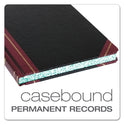  Pease Extra-Durable Bound Book, Single-Page 5-Column Accounting, Black/Maroon/Gold Cover, 10.13 x 7.78 Sheets, 150 Sheets/Book (21150R)