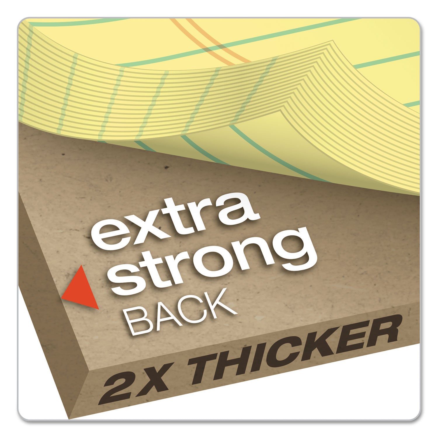 Ampad Gold Fibre Quality Writing Pads, Wide/Legal Rule, 50 Canary-Yellow 8.5 x 11.75 Sheets, Dozen (20020)