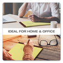 Ampad Gold Fibre Quality Writing Pads, Wide/Legal Rule, 50 Canary-Yellow 8.5 x 11.75 Sheets, Dozen (20020)