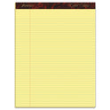 Ampad Gold Fibre Quality Writing Pads, Narrow Rule, 50 Canary-Yellow 8.5 x 11.75 Sheets, Dozen (20022)