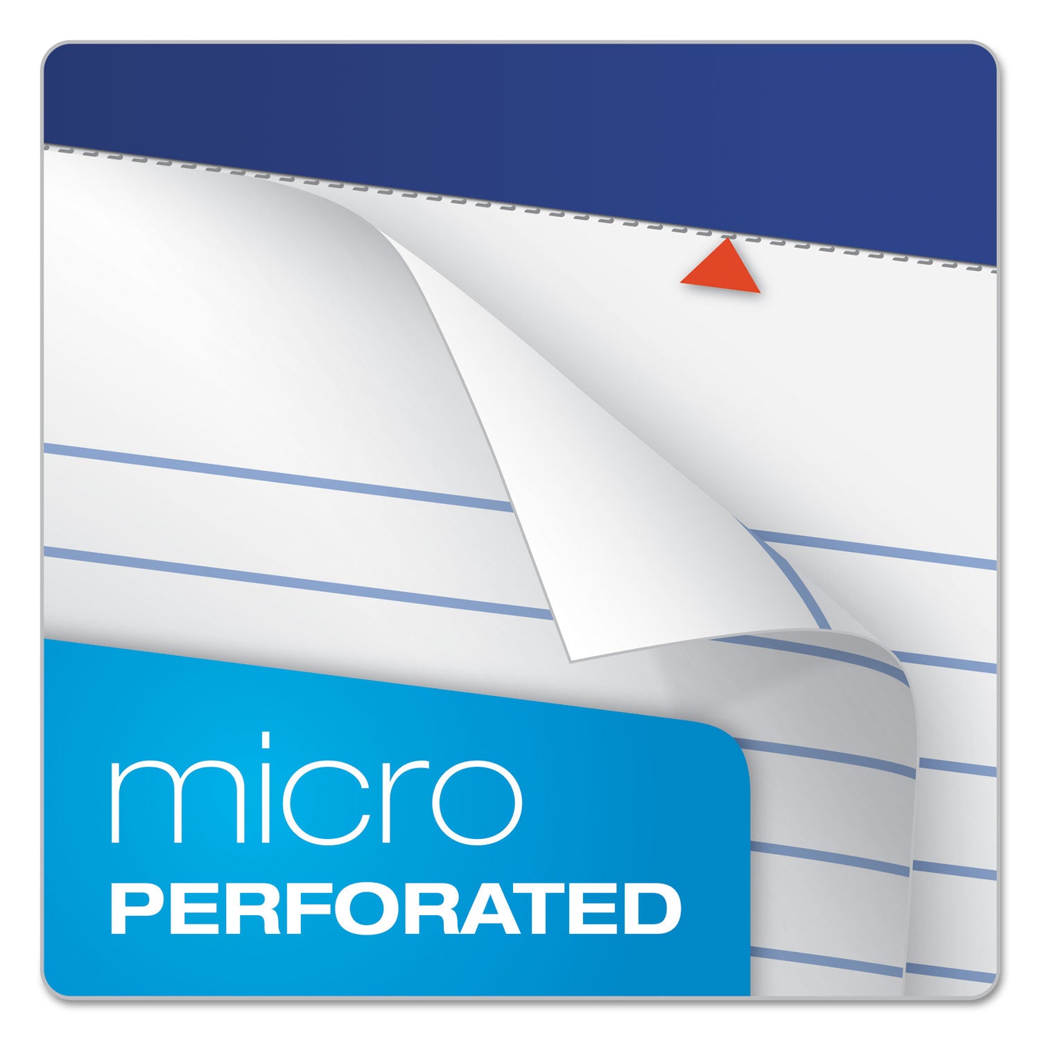 Ampad Recycled Writing Pads, Narrow Rule, Politex Green Kelsu Headband, 50 White 5 x 8 Sheets, Dozen (20154)