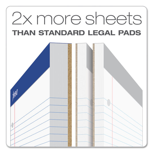 Ampad Double Sheet Pads, Medium/College Rule, 100 White 8.5 x 11.75 Sheets (20323)