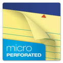 Ampad Perforated Writing Pads, Narrow Rule, 50 Canary-Yellow 5 x 8 Sheets, Dozen (20204)