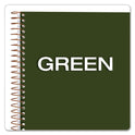 Ampad Gold Fibre Wirebound Project Notes Book, 1-Subject, Project-Management Format, Green Cover, (84) 9.5 x 7.25 Sheets (20816)