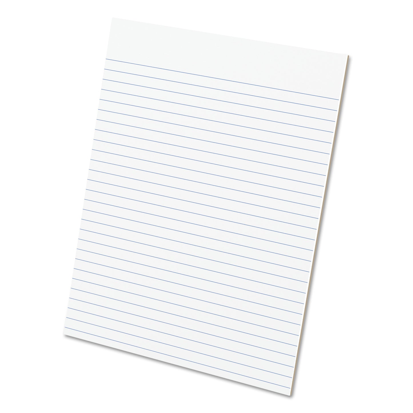 Ampad Glue Top Pads, Wide/Legal Rule, 50 White 8.5 x 11 Sheets, Dozen (21112)