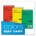 Ampad Memo Pads, Narrow Rule, Randomly Assorted Cover Colors, 50 White 3 x 5 Sheets (25093)