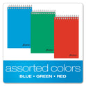 Ampad Memo Pads, Narrow Rule, Assorted Cover Colors, 60 White 3 x 5 Sheets, 3/Pack (45093)