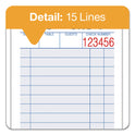 Adams Guest Check Pad, Two-Part Carbonless, 6.38 x 3.38, 50 Forms Total (10450SW)