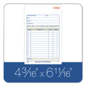 Adams Sales/Order Book, Three-Part Carbonless, 4.19 x 6.69, 50 Forms Total (TC4705)