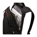 Case Logic Diamond Backpack, Fits Devices Up to 14.1", Polyester, 6.3 x 13.4 x 17.3, Black (3201265)