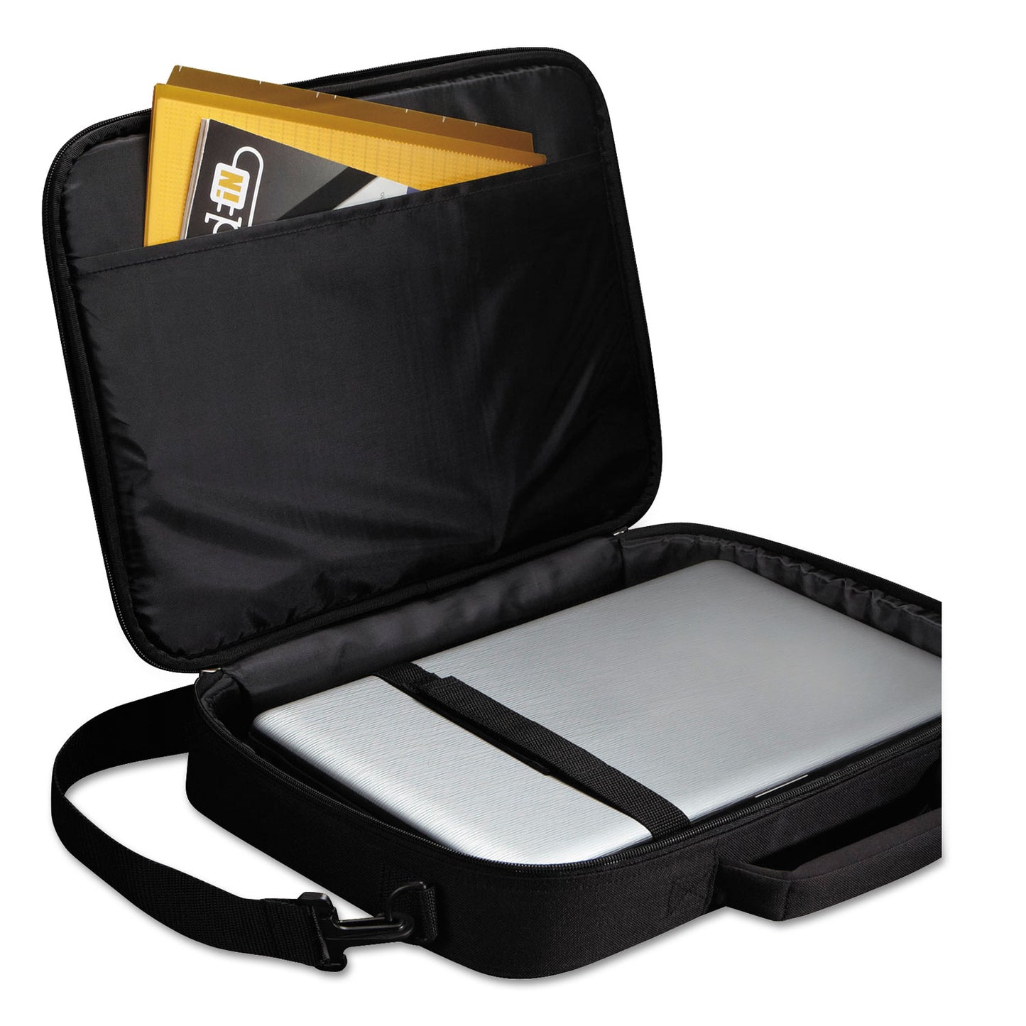 Case Logic Primary Laptop Clamshell Case, Fits Devices Up to 17", Polyester, 18.5 x 3.5 x 15.7, Black (3201490)