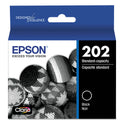Epson T202120-S (202) Claria Ink, 210 Page-Yield, Black