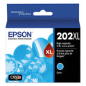 Epson T202XL220-S (202XL) Claria High-Yield Ink, 470 Page-Yield, Cyan
