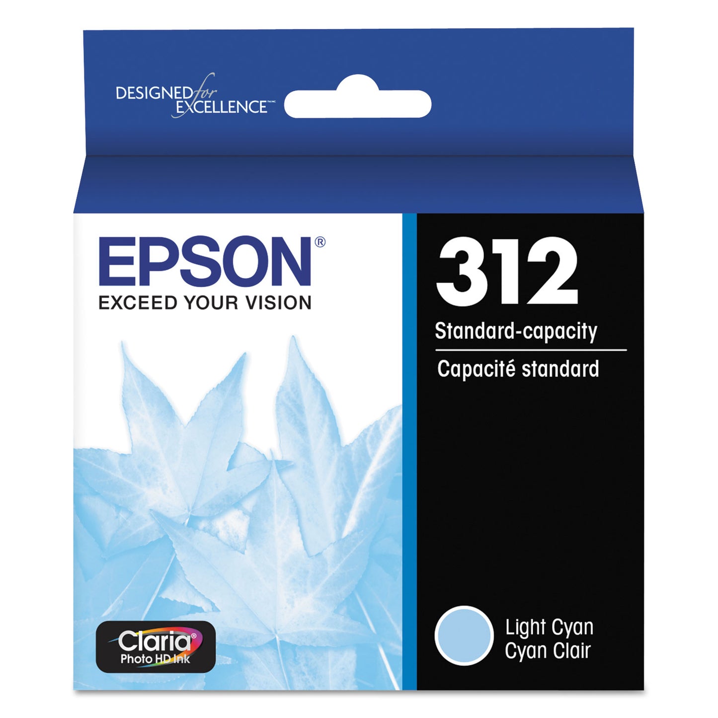 Epson T312520-S (312XL) Claria Ink, 360 Page-Yield, Cyan