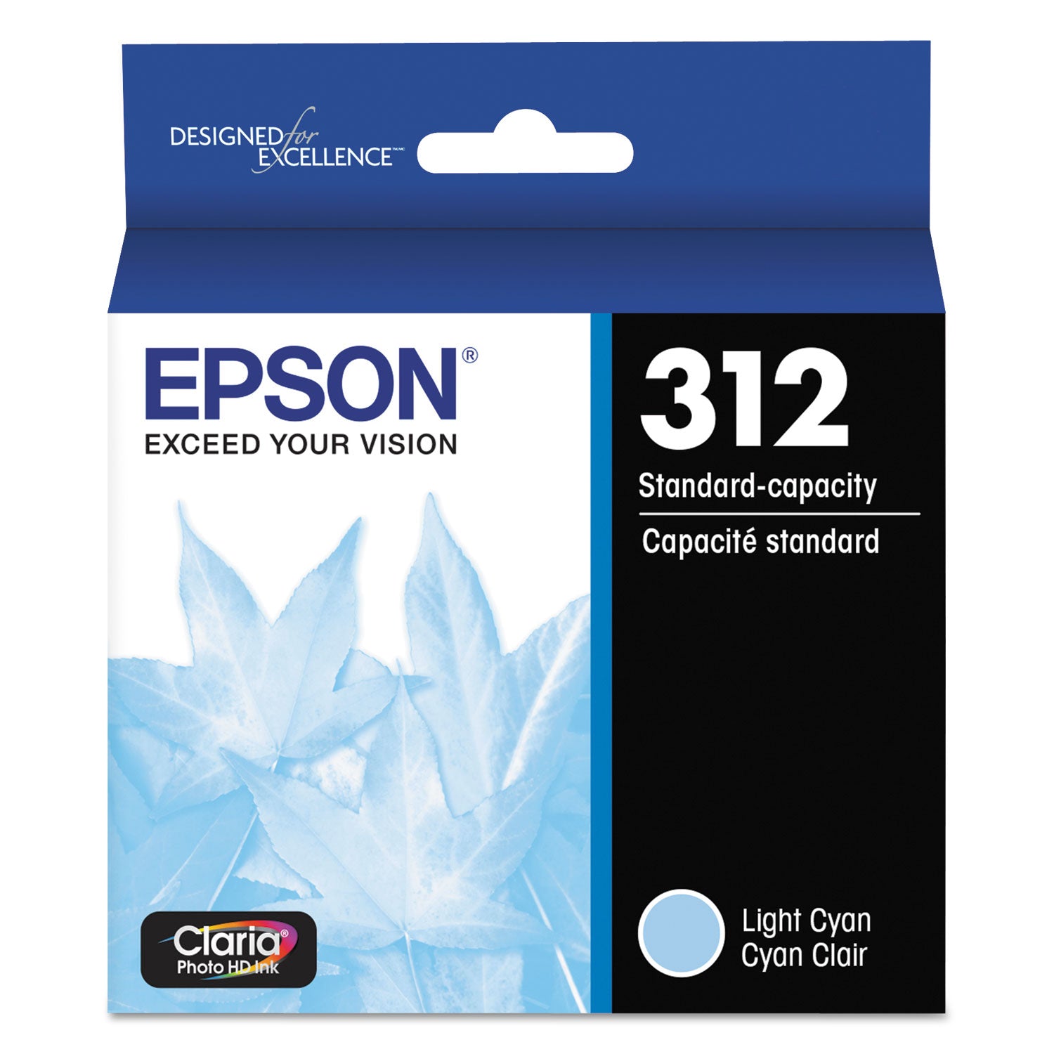 Epson T312520-S (312XL) Claria Ink, 360 Page-Yield, Cyan