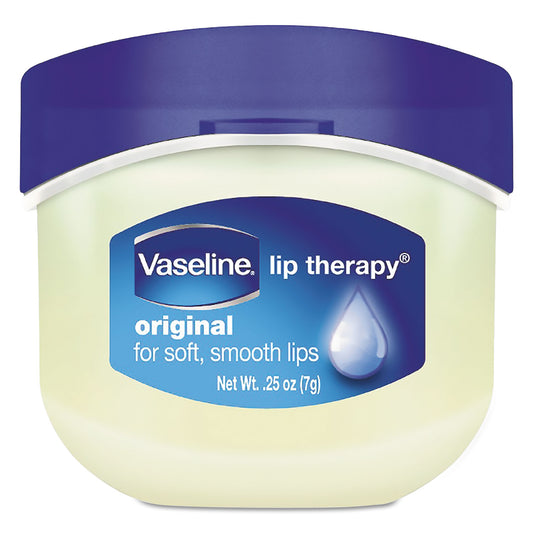 Vaseline Lip Therapy, Original, 0.25 oz, Plastic Flip-Top Container (20677EA)