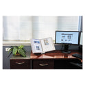 Durable SHERPA Desk Reference System, 10 Panels, 10 x 5.88 x 13.5, Gray Borders (554210)