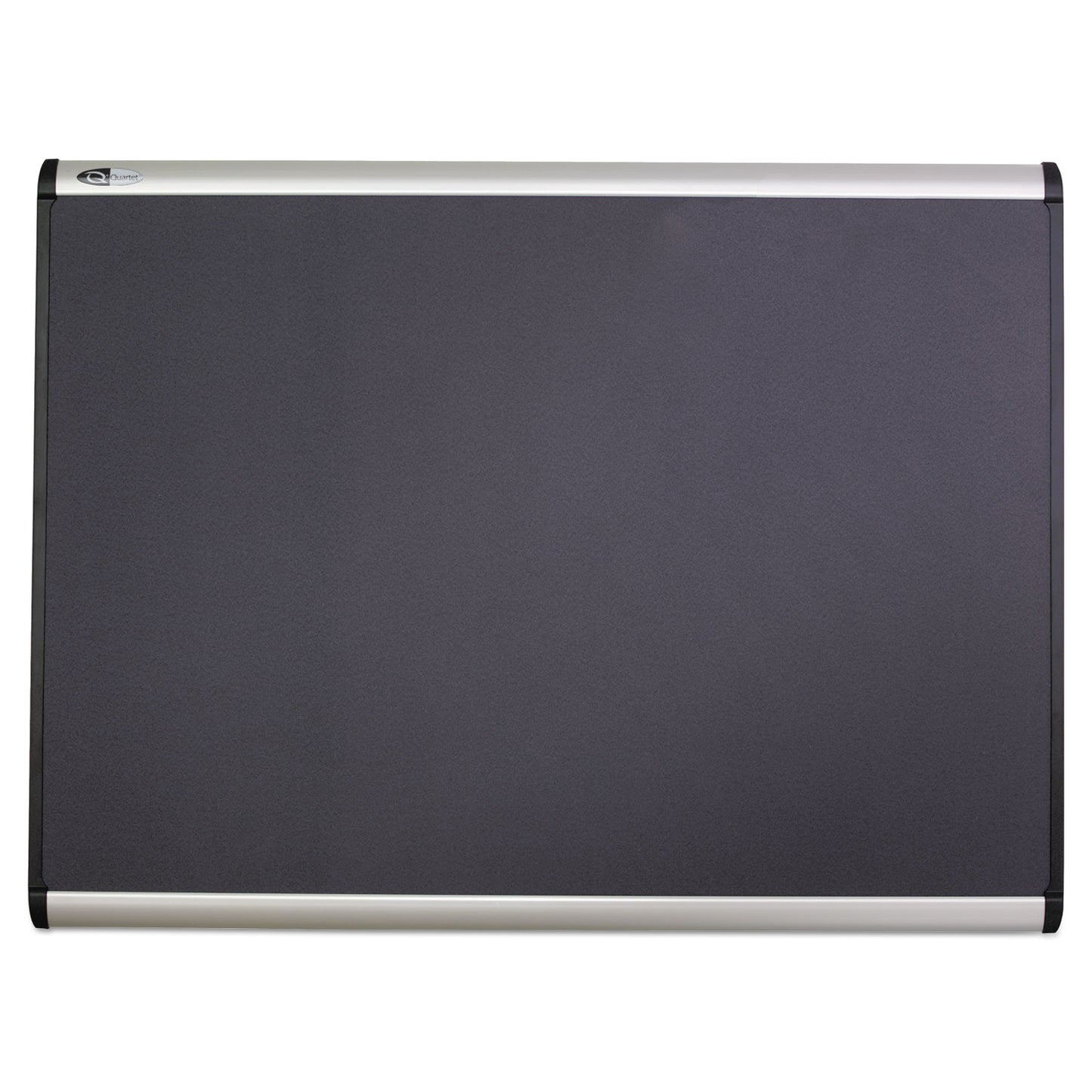 Quartet Prestige Plus Magnetic Fabric Bulletin Boards, 36 x 24, Gray Surface, Silver Aluminum Frame (MB543A)