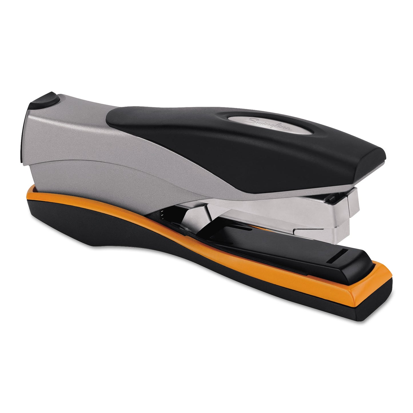 Swingline Optima 40 Desktop Stapler, 40-Sheet Capacity, Silver/Black/Orange (87845)