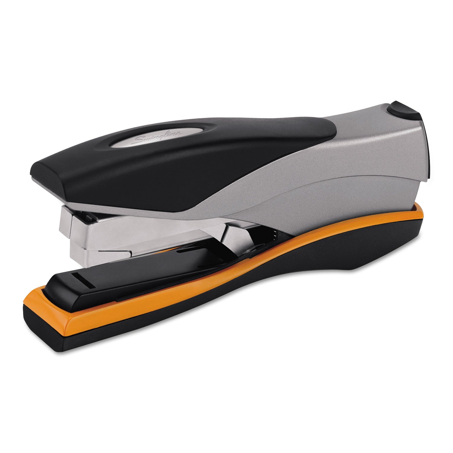 Swingline Optima 40 Desktop Stapler, 40-Sheet Capacity, Silver/Black/Orange (87845)