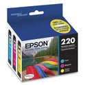 Epson T220520-S (220) DURABrite Ultra Ink, 165 Page-Yield, Cyan/Magenta/Yellow