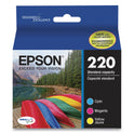 Epson T220520-S (220) DURABrite Ultra Ink, 165 Page-Yield, Cyan/Magenta/Yellow