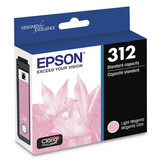 Epson T312620-S (312) Claria Ink, 360 Page-Yield, Magenta