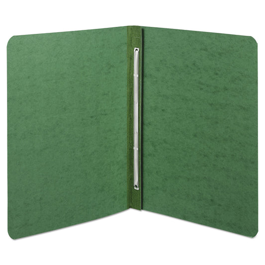 Acco PRESSTEX Report Cover with Tyvek Reinforced Hinge, Side Bound, 2-Piece Prong Fastener, 8.5 x 11, 3" Capacity, Dark Green (25076)