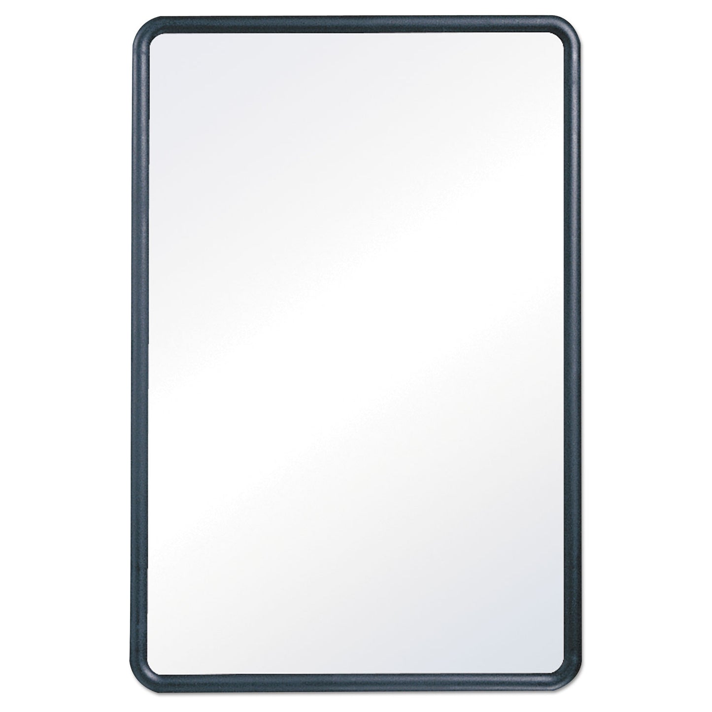 Quartet Contour Dry Erase Board, 48 x 36, Melamine White Surface, Black Plastic Frame (7554)