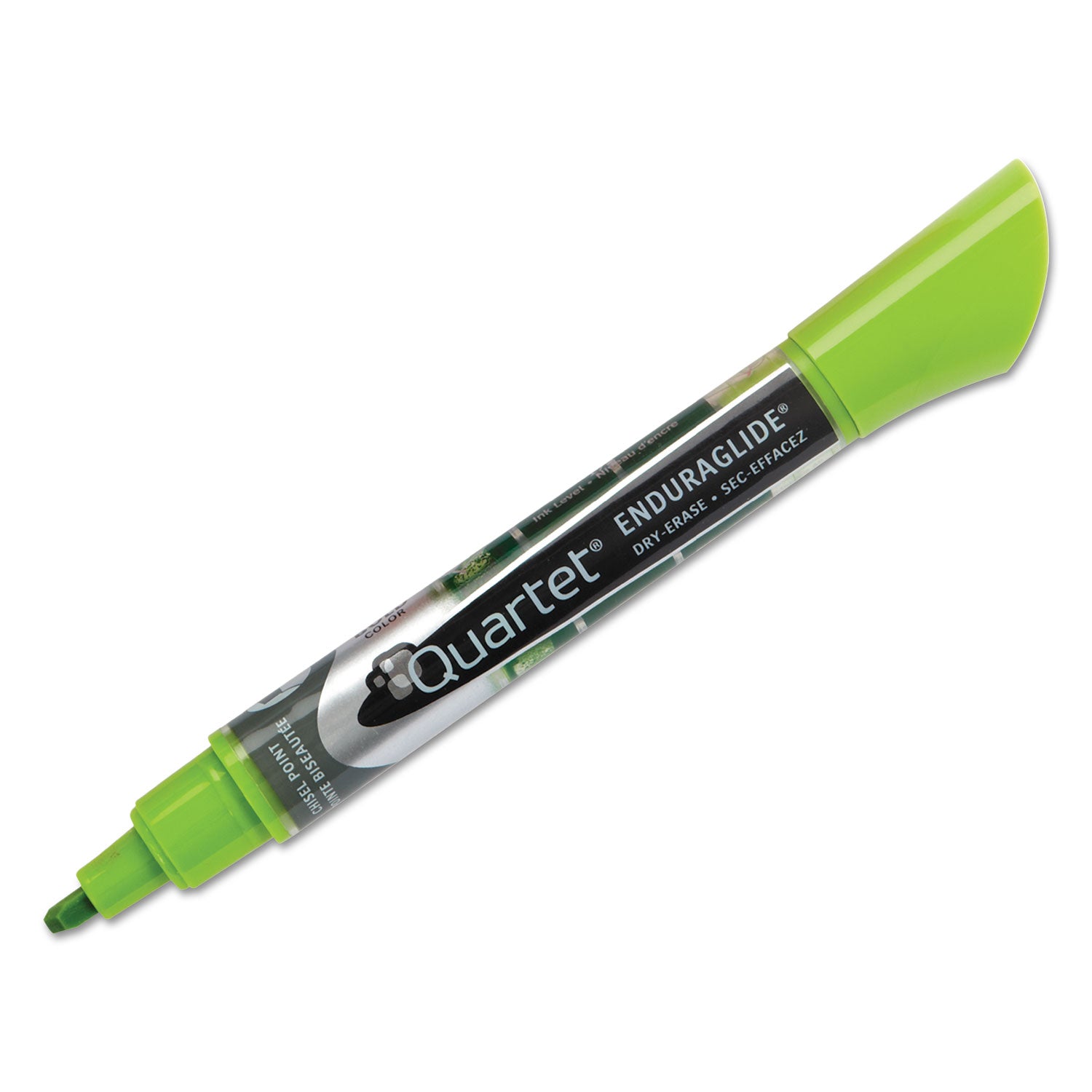 Quartet EnduraGlide Dry Erase Marker, Broad Chisel Tip, Nine Assorted Colors, 12/Set (500120M)