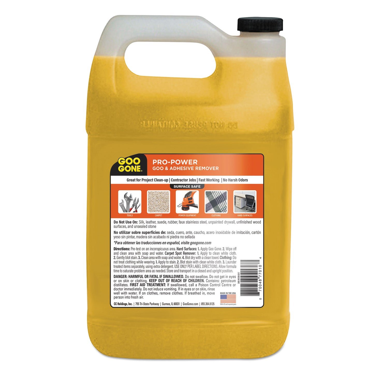 Goo Gone Pro-Power Cleaner, Citrus Scent, 1 gal Bottle (2085)