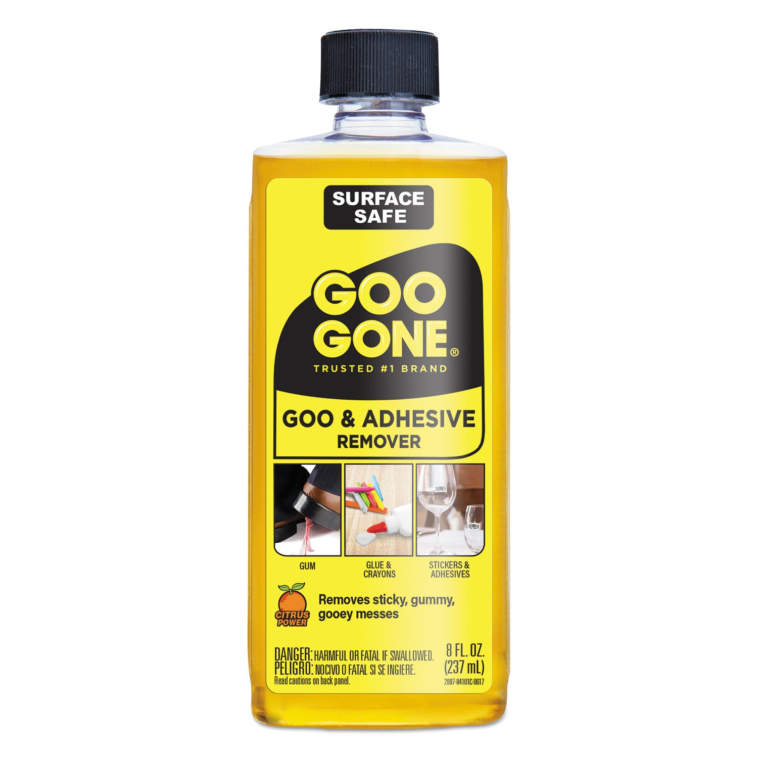 Goo Gone Original Cleaner, Citrus Scent, 8 oz Bottle (2087EA)