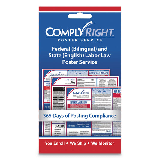 ComplyRight Labor Law Poster Service, "State Labor Law", 4 x 7 (098434)