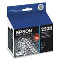 Epson T252XL120-S (252XL) DURABrite Ultra High-Yield Ink, 1,100 Page-Yield, Black