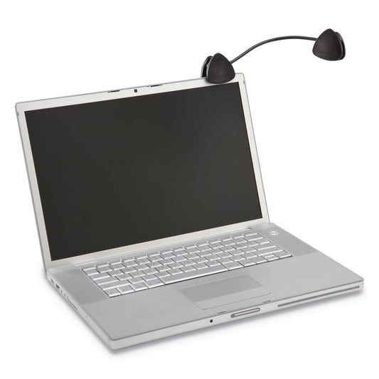 Kensington FlexClip Gooseneck Copyholder, Monitor/Laptop Mount, Plastic, Black (62081)