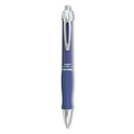 Zebra Sarasa Dry X10 Gel Pen, Retractable, Medium 0.7 mm, Blue Ink, Blue/Silver Barrel, 12/Pack (42620)