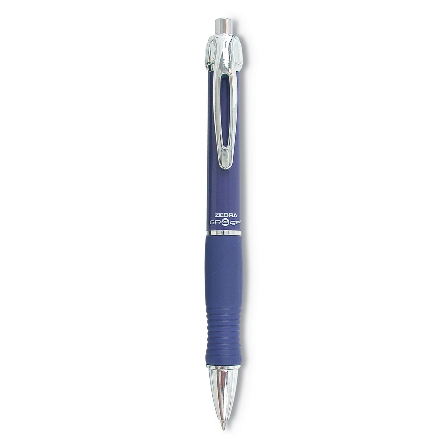 Zebra Sarasa Dry X10 Gel Pen, Retractable, Medium 0.7 mm, Blue Ink, Blue/Silver Barrel, 12/Pack (42620)