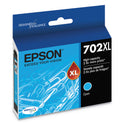 Epson T702XL220-S (702XL) DURABrite Ultra High-Yield Ink, 950 Page-Yield, Cyan