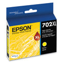 Epson T702XL420-S (702XL) DURABrite Ultra High-Yield Ink, 950 Page-Yield, Yellow