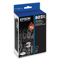 Epson T802XL120-S (802XL) DURABrite Ultra High-Yield Ink, 2,600 Page-Yield, Black